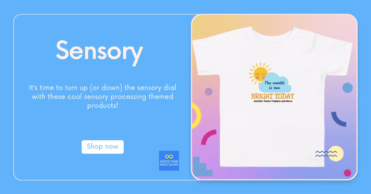 Advertisement for sensory processing products