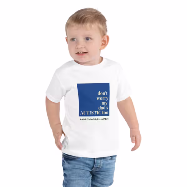 Don't Worry Dad Toddler Tee - Image 2