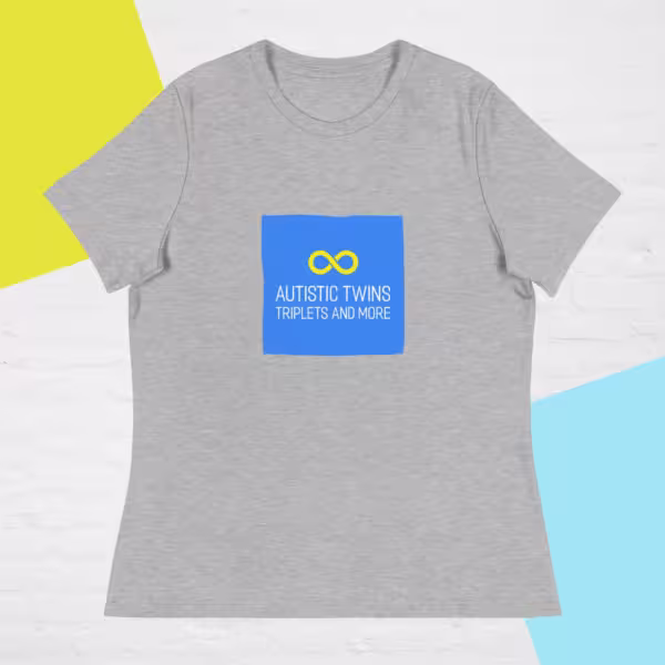 Autistic Twins Triplets and More Logo Womens - Image 3